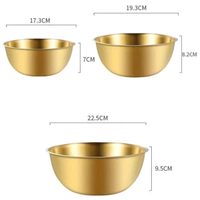 1–3-pack rostfria bunkar med måttskala för matlagning, bakning och förvaring