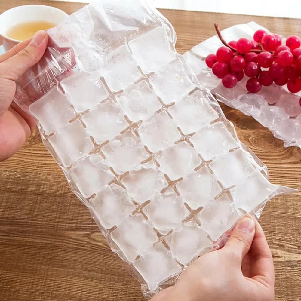Engångsispåsar för Iskuber, 10–100-pack