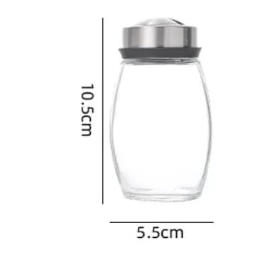 Kryddburk i glas med hållare