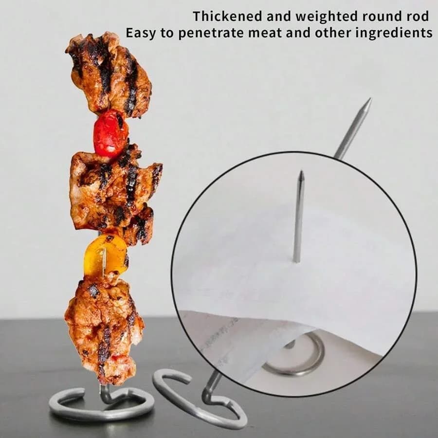 Grillspett i rostfritt stål, 10/20/30-pack