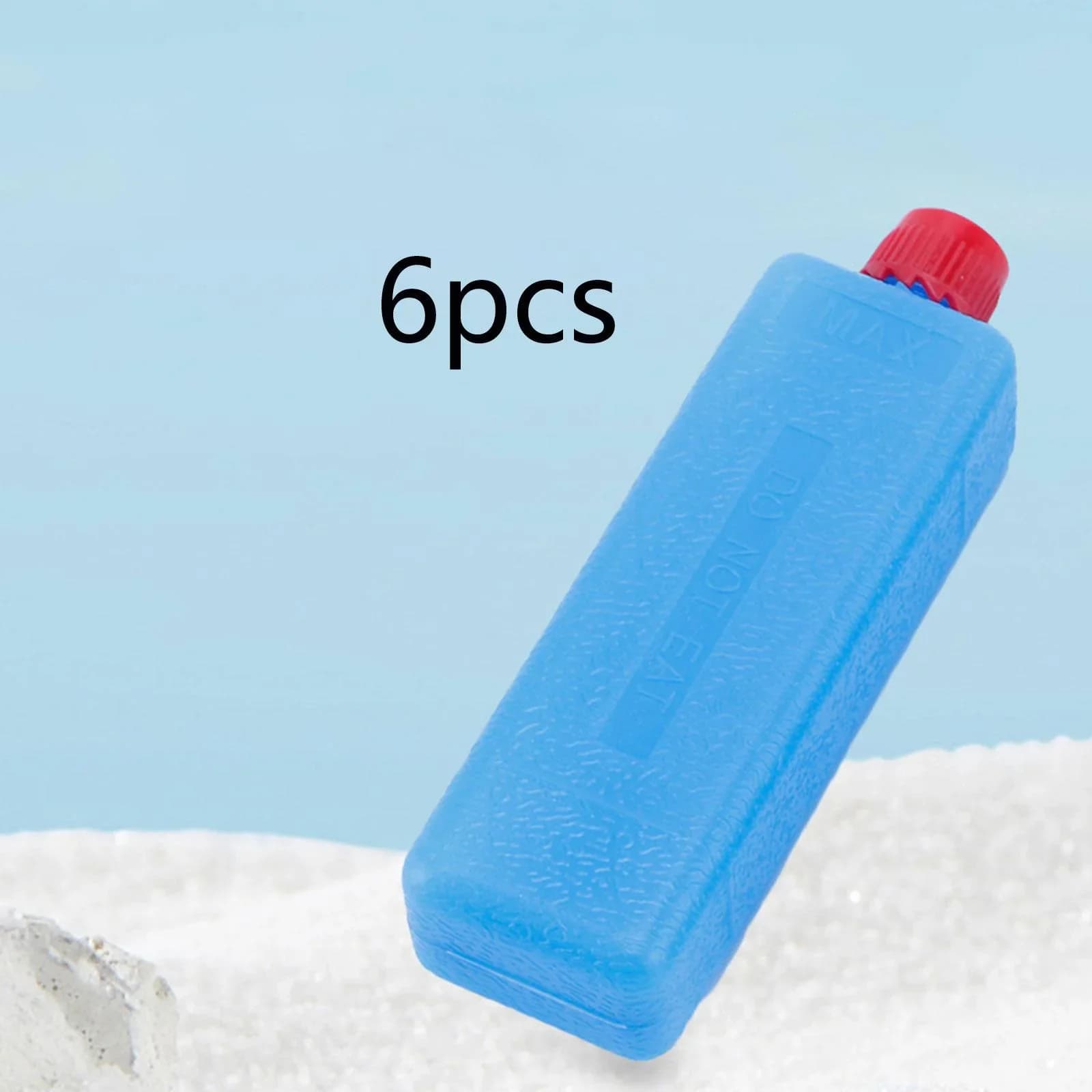 6–12 st återanvändbara kylklampar för camping och picknick