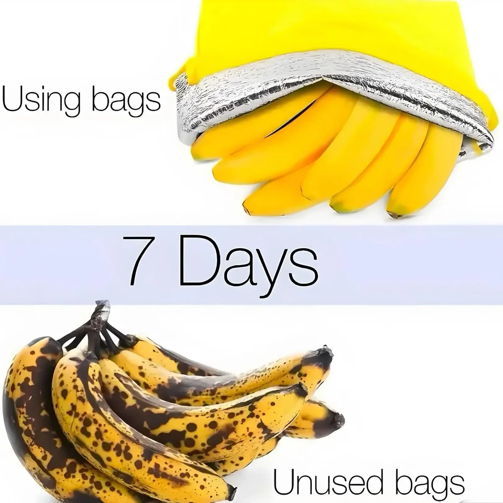 Förvaringspåse för bananer och grönsaker, 1/2/3/5-pack