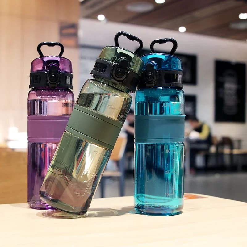 Sportvattenflaska 500 ml med tefilter – Läckagesäker