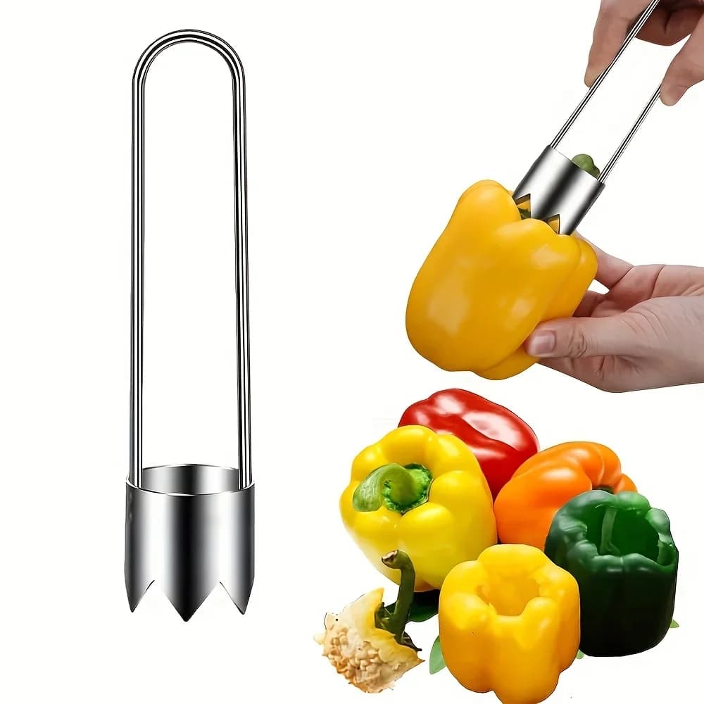 1/2/3-pack urkärnare i rostfritt stål för frukt och grönsaker
