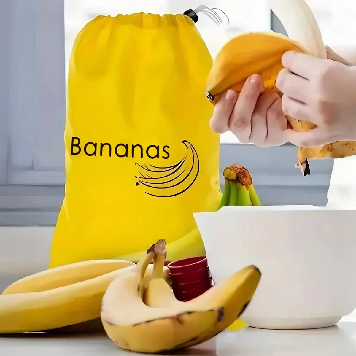 Förvaringspåse för bananer och grönsaker, 1/2/3/5-pack