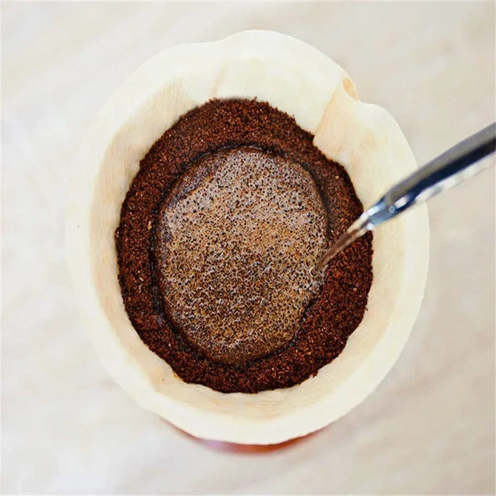 40/100-pack V60 Kaffefilter – Oblekta koniska filter för pour-over