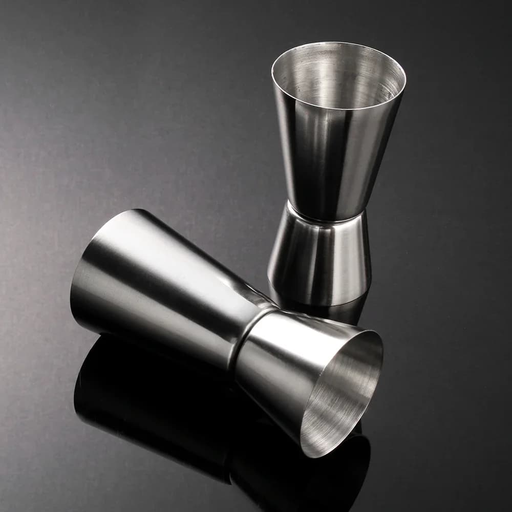 Jigger i rostfritt stål – dubbelsidigt mätglas för drinkar