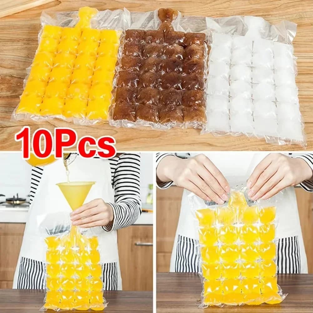 Engångsispåsar för Iskuber, 10–100-pack