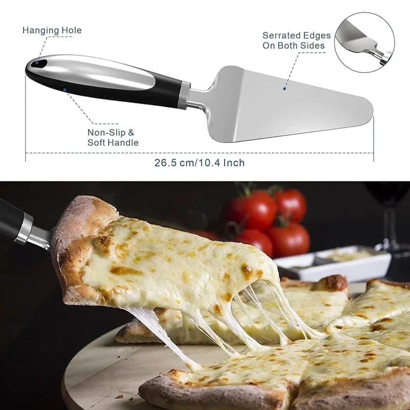 Pizzaskärare i rostfritt stål – professionellt pizzahjul