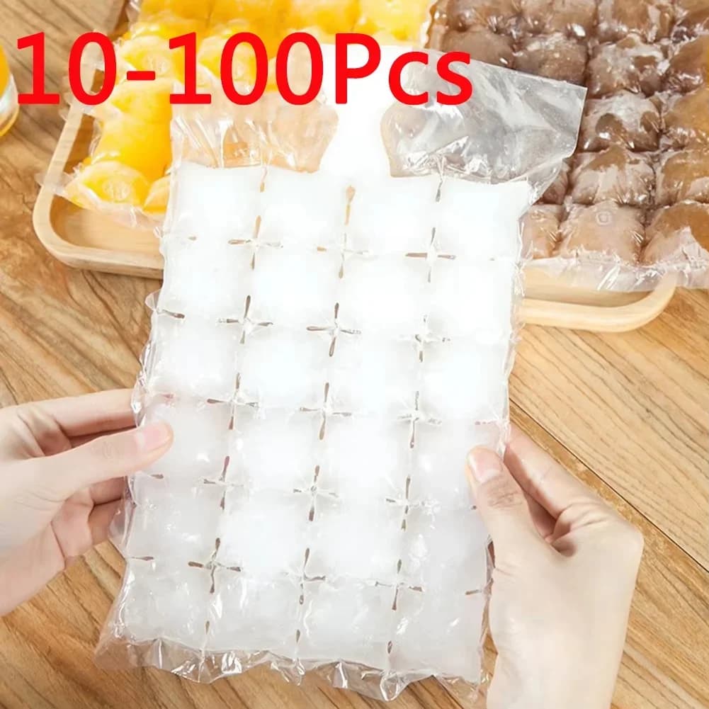 Engångsispåsar för Iskuber, 10–100-pack